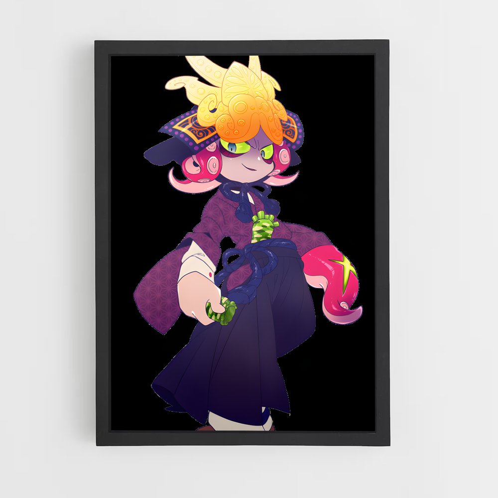 Poster La Danseuse Enchantée – affiche Splatoon (vue 2)